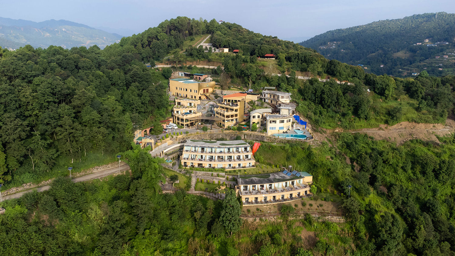 Aerial view of Aagantuk Resort