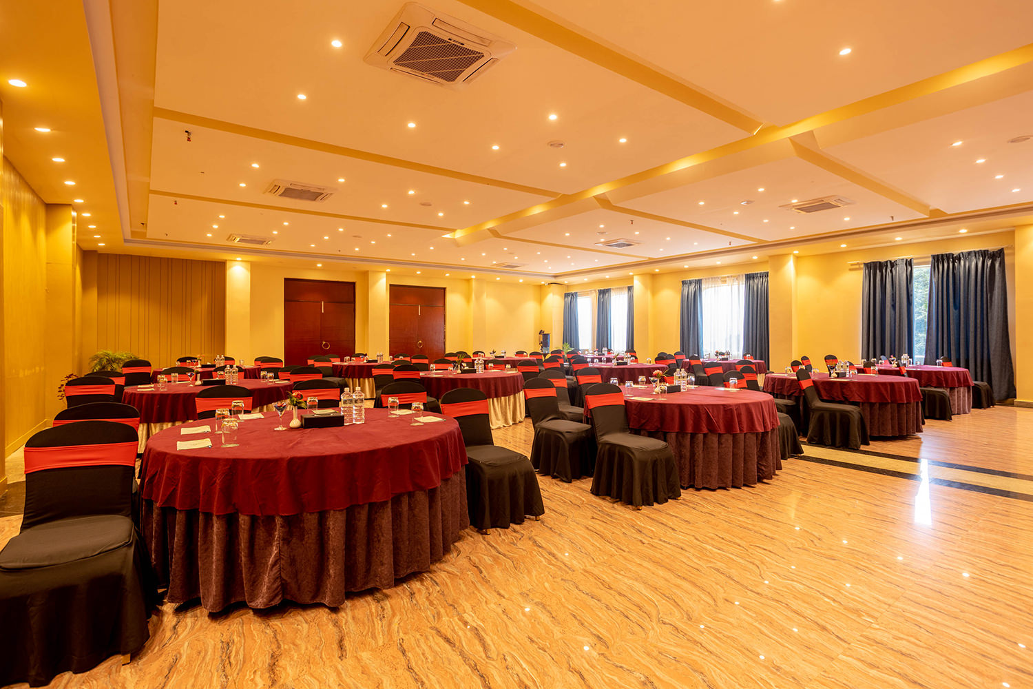 Event hall at Aagantuk Resort
