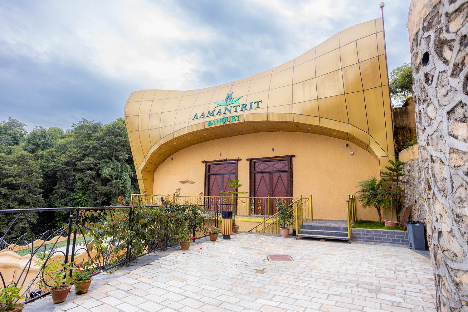 Hall entrance at Aagantuk Resort