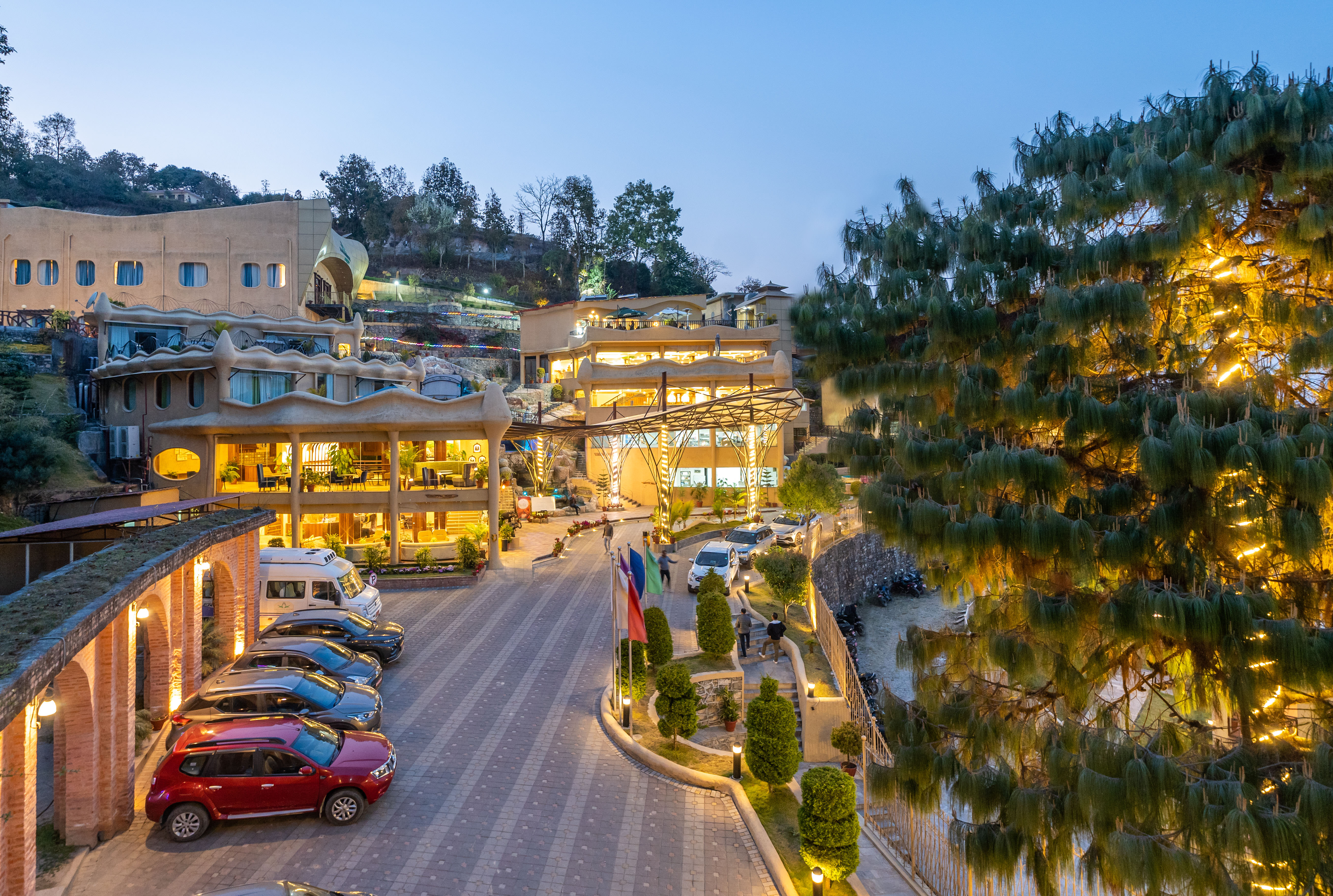 View of Aagantuk Resort